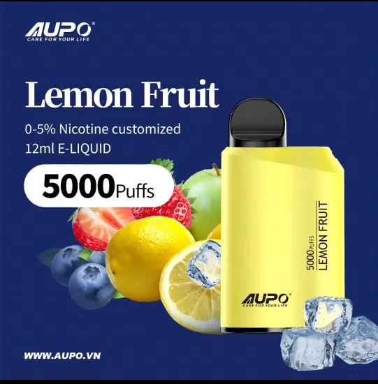 OEM ODM Fabrikpreis Aupo Jetbar 5000 Puffs Pod Einweg-elektronische Zigarette mit LED-austauschbarer Box Bar Nikotingehalt 0%/2%/14% Großhandel Günstige Vape